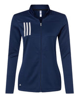 Adidas Women's 3-Stripes Double Knit Full-Zip Jacket