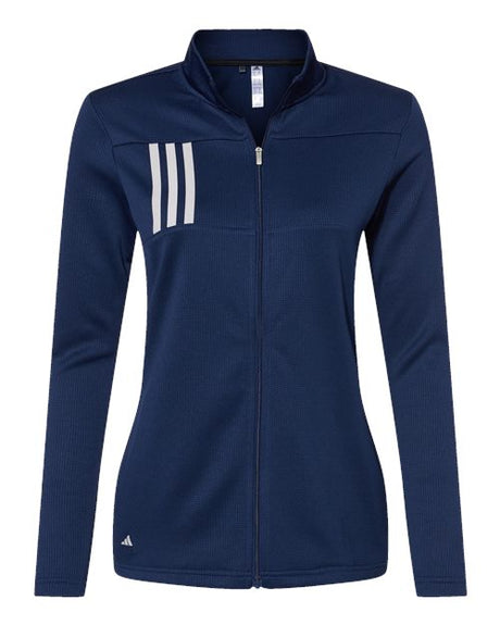 Adidas Women's 3-Stripes Double Knit Full-Zip Jacket