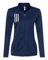 Adidas Women's 3-Stripes Double Knit Full-Zip Jacket