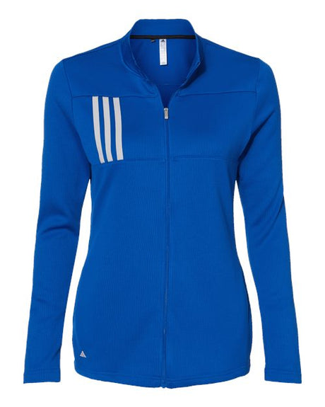 Adidas Women's 3-Stripes Double Knit Full-Zip Jacket