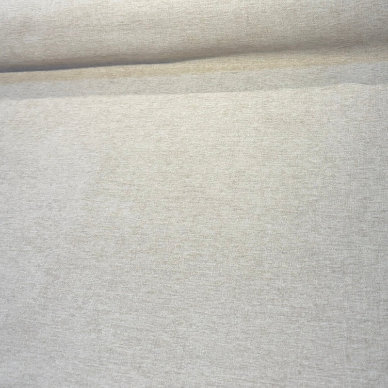 Sunbrella Chenille Crush Acrylic Fabric - Bisque Beige, Woven Chenille Texture, 54" Width (By The Yard)