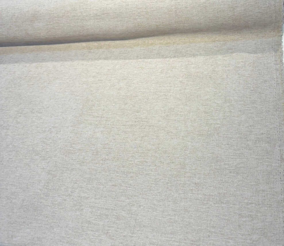 Sunbrella Chenille Crush Acrylic Fabric - Bisque Beige, Woven Chenille Texture, 54" Width (By The Yard)