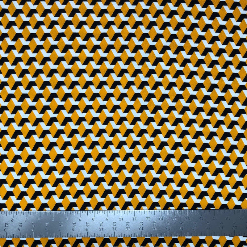 1 Yard Stylish Liverpool Knit Geometric Print Fabric for Fashion Crafts Apparel Projects Width 58 60 Inches
