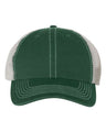 Garment-Washed Trawler Cap with Mesh Back, Low-Profile Snapback