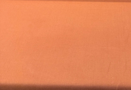 Libeco Belgian Tailored Linen Sanfor Airo Orange Dahlia Fabric - Orange Dahlia, 54-56" Width (1 Yard)