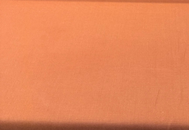 Libeco Belgian Tailored Linen Sanfor Airo Orange Dahlia Fabric - Orange Dahlia, 54-56" Width (1 Yard)