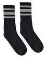 USA-Made Striped Crew Socks