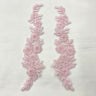 Beaded Corded Floral Lace Applique