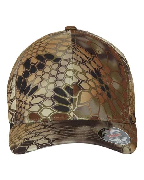 Flexfit Cotton Blend Structured Mid-Profile Cap