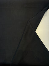 Libeco Belgian Tailored Linen Sanfor Airo Black Linen Fabric - Black, 54-56" Width (1 Yard)