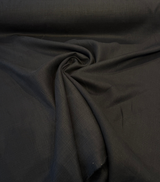 Libeco Belgian Tailored Linen Sanfor Airo Black Linen Fabric - Black, 54-56" Width (1 Yard)