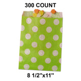 Bold Large Dots Merchandise Bags 8 1/2" x 11"