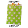 Bold Large Dots Merchandise Bags 8 1/2" x 11"