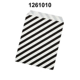 Diagonal Stripes Shopping Merchandise Bags 8 1/2" x 11"