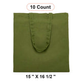 Timeless Flat Cotton Tote 15" x 16 1/2"