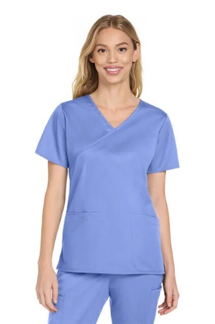 Wink® Women’s WorkFlex Mock Wrap Top