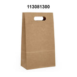 Paper Bags with Die Cut Handles 8'' x 4'' x 13 5/8''