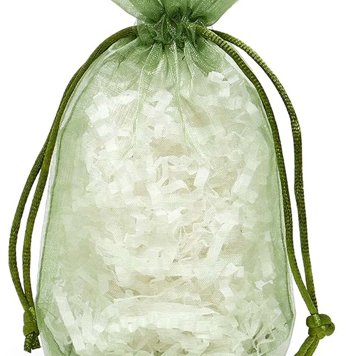 Flat Bottom Organza Bags 5 1/2''x11/2''x10 1/2'' for Custom Favors