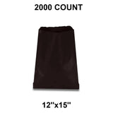 Colored Paper Merchandise Bags 12" x 15"