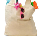 Natural Cotton Tote Bag 18'' x 2'' x 17'' Durable Design