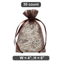 4” x 6” Organza Gift Bags Soft and Elegant Design