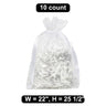 22" x 25 1/2" Organza Bag Jumbo Sized for Bulkier Gifts