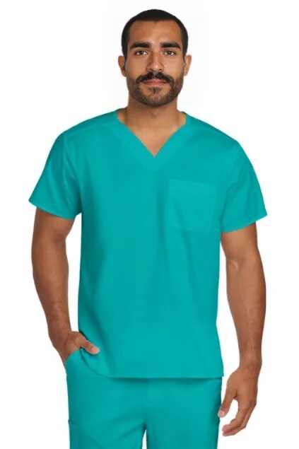 Wink® WorkFlex Chest Pocket V-Neck Top