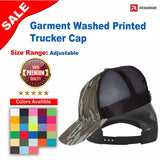 Richardson® Garment Washed Printed Trucker Cap