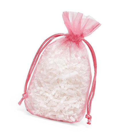 Flat Bottom Organza Bags 5 1/2''x11/2''x10 1/2'' for Deluxe Packaging