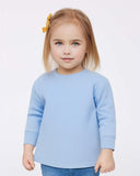 RADYAN® Toddler Crew Neck Long-Sleeve Fine Jersey T-Shirt