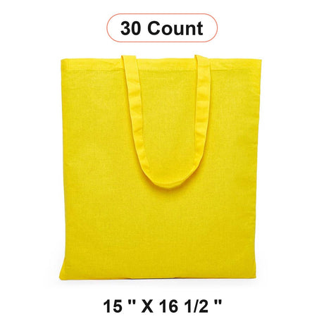 Practical Flat Cotton Tote 15" x 16 1/2"