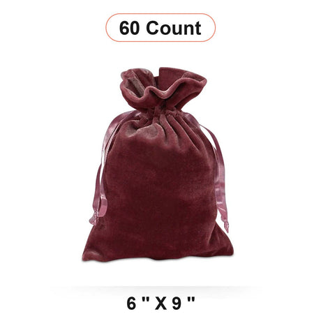 Jewelry Velvet Bags 6" x 9" Luxurious Touch