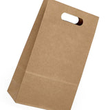 Paper Bags with Die Cut Handles 8'' x 4'' x 13 5/8''