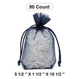 Flat Bottom Organza Bags 5 1/2''x11/2''x10 1/2'' for Decorative Gift Wrap