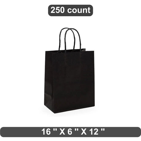 Jumbo Kraft Tinted Shopping Bag 16" x 6" x 12"