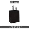 Jumbo Kraft Tinted Shopping Bag 16" x 6" x 12"