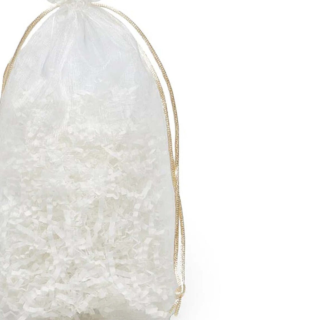 Flat Bottom Organza Bags 5 1/2''x11/2''x10 1/2'' for Special Occasions