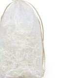 Flat Bottom Organza Bags 5 1/2''x11/2''x10 1/2'' for Special Occasions