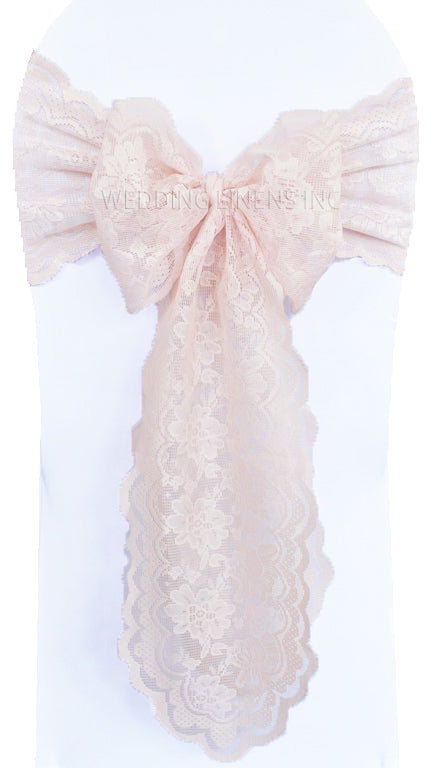 Lace Chair Sash Sample