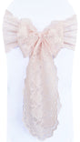 Lace Chair Sash Sample