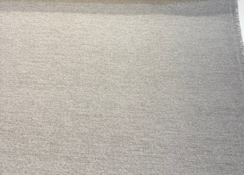 Sunbrella Loft Chenille Fabric - Gray Fog, Loft Pattern, 56" Width (1 Yard)