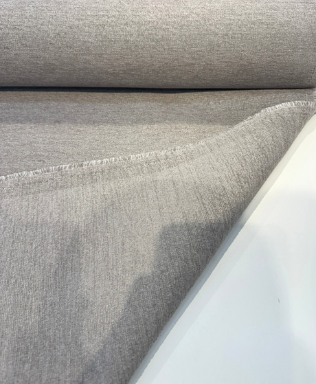 Sunbrella Loft Chenille Fabric - Gray Fog, Loft Pattern, 56" Width (1 Yard)
