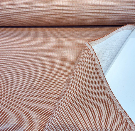Sunbrella Function Terrazo Acrylic Fabric - Terracotta Two-Tone Chenille, 56" Width (1 Yard)