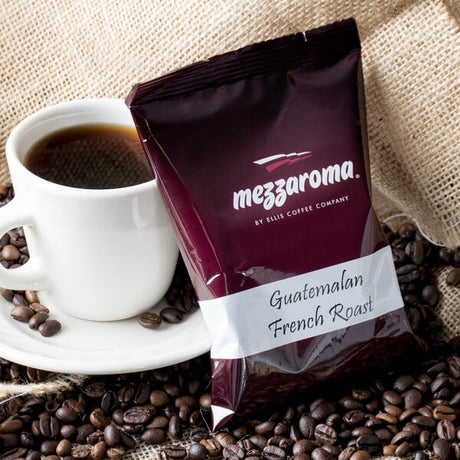 Ellis Mezzaroma 2.5 oz. Guatemalan French Roast Coffee Packet - 24/Case