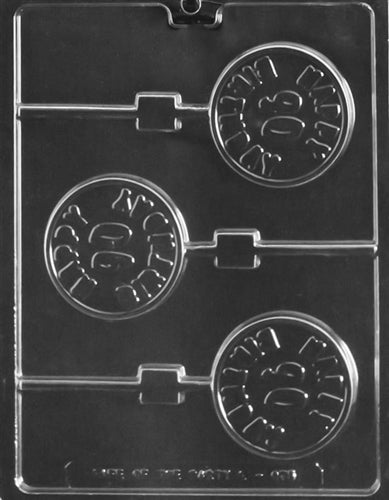 Happy 90th Birthday Lolly Chocolate Mold - LPL075