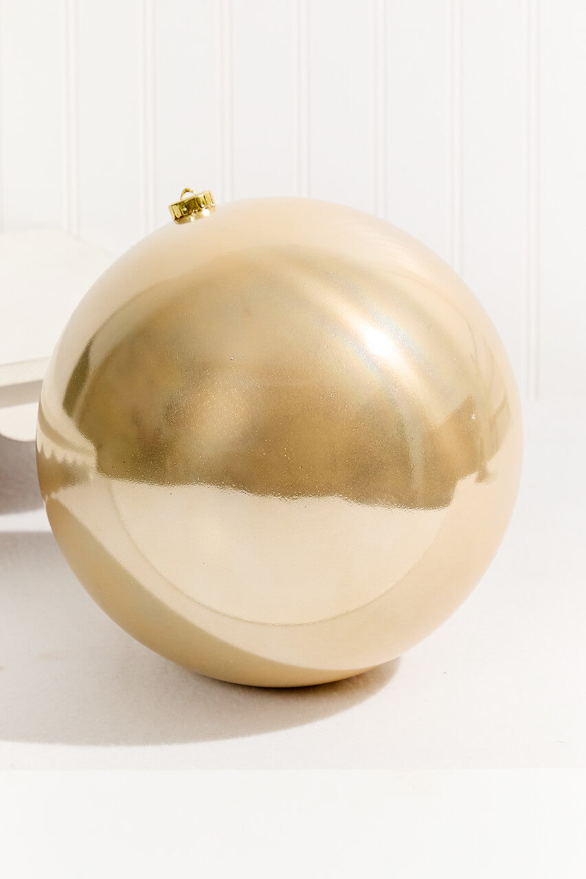 10" Pearl Shatterproof Ornament