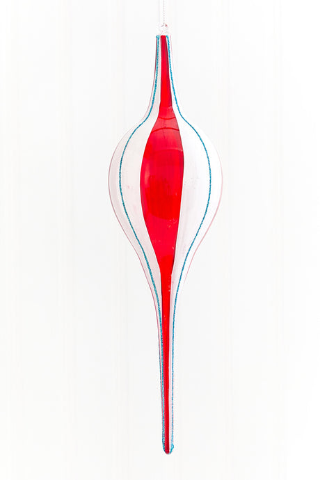 11" Peppermint Swirl Finial