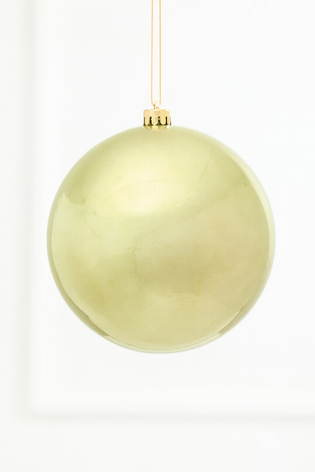 5.5" Warm Pistachio Shatterproof Ornament