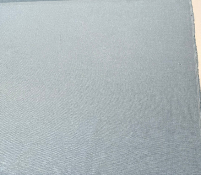 Libeco Belgian Tailored Linen Sanfor Airo Blue Slate Linen Fabric - Blue Slate, 54-56" Width (1 Yard)