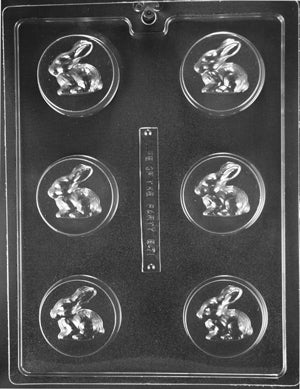 Bunny Rabbit Sandwich Cookie Chocolate Mold - LPE471